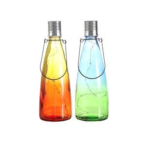 Luces colgantes LED solares transfronterizas para acampar de noche Iluminación de ambiente en patios Jardines Villas Decoraciones de jardín - Product Image 1
