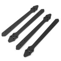 Plaque et bras en fibre de carbone découpés sur mesure par CNC, ultra-légers et haute rigidité, pour kits de châssis de drones FPV UAV