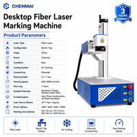 Marqueur laser à fibre de bureau 20W 30W 50W JPT Max pour la gravure sur métal, aluminium, cuivre, acier inoxydable, bijoux
