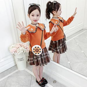 Nouveaux ensembles de vêtements pour bébés filles en coton pur, manches longues, mode automne, pour enfants, ensembles de robes de fournisseur chinois - Product Image 2