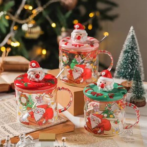 New Santa Claus <b>Christmas</b> Cups Heat Resistant <b>Glass</b> Cup <b>Christmas</b> <b>Mug</b> <b>Christmas</b> Gifts - Product Image 1