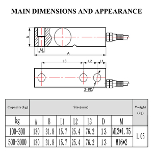 <span class=keywords><strong>Sensor</strong></span> timbangan <span class=keywords><strong>8</strong></span> Ton 10 Ton <span class=keywords><strong>Sensor</strong></span> balok penopang Hopper, <span class=keywords><strong>Sensor</strong></span> balok penopang tekanan kecil - Product Image 2