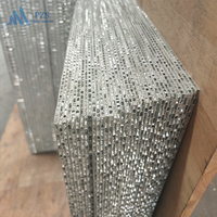 Panneau en nid d'abeille en aluminium revêtu de PVDF pour la décoration de tunnels, solution de fabrication OEM