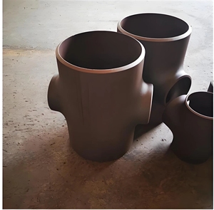 Trung Quốc Nhà sản xuất thép carbon <span class=keywords><strong>ANSI</strong></span> b16.9 A234 wpb BW phụ kiện 2 "mông hàn mông hàn giảm chéo 4 cách giảm chéo - Product Image 4