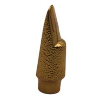 Eastern Music A12 Hand Hammered Brass Eb Alto Sax Metal Mouthpiece Gold Silver Plated Jazz Mouthpiece with Ligature Cap