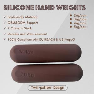 Equipo de Gimnasio en Casa Ajustable y Ecológico, Pesas de Mano, Barra de Pilates, Juego de Mancuernas de Silicona Súper Suave para Fitness - Product Image 1