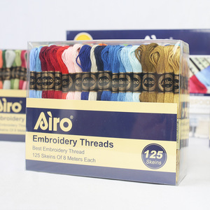 <span class=keywords><strong>Fil</strong></span> à <span class=keywords><strong>broder</strong></span> en polyester Airo en gros direct usine, boîte cadeau 500 couleurs, accessoires de broderie couleur <span class=keywords><strong>DMC</strong></span>, couture à la main - Product Image 3