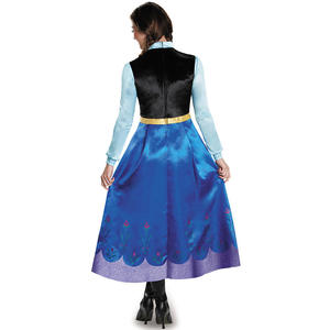 Disfraz de Halloween de Elsa y Anna para Adultos, el Más Vendido del <span class=keywords><strong>2023</strong></span>, Trajes de Cosplay de TV y Películas con Vestido de Princesa y Capa para Mujer DISP-013 - Product Image 5