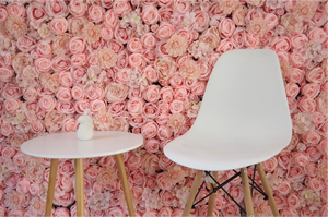 Artiker - Pared de Flores Artificiales de Seda Grande, 8 pies x 8 pies, Duradera, para Uso en Interiores/Exteriores, Color Natural, Decoración para Bodas y Acción de Gracias - Product Image 3