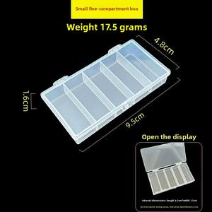 Accesorios transparentes Cajas <span class=keywords><strong>de</strong></span> anzuelos para señuelos <span class=keywords><strong>Caja</strong></span> <span class=keywords><strong>de</strong></span> <span class=keywords><strong>pesca</strong></span> Actividad Señuelos <span class=keywords><strong>de</strong></span> <span class=keywords><strong>pesca</strong></span> Anzuelo y señuelos <span class=keywords><strong>Caja</strong></span> <span class=keywords><strong>de</strong></span> almacenamiento para <span class=keywords><strong>pesca</strong></span> al aire libre - Product Image 6