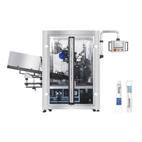 Machine d'étiquetage de roulement de papier de tambour automatique à grande vitesse moteur PLC d'entraînement électrique auto-adhésif pour tuyau de cartons de bouteilles
