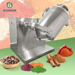 Mezcladora Química Rotativa 3D para Pigmentos y Detergentes, Máquina de Laboratorio Multidireccional GMP para Mezclar Aditivos Alimentarios en Polvo - Product Image 1