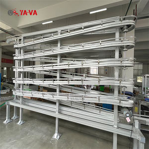 Çift zincir konveyör sistemi plastik Slat zincir konveyör - Product Image 3