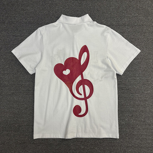 <span class=keywords><strong>T</strong></span>-<span class=keywords><strong>Shirt</strong></span> Vintage da Uomo con Collo Alto e Ricamo, Personalizzabile, Alta Qualità, 100% Cotone, <span class=keywords><strong>Polo</strong></span> Bianca - Product Image 2