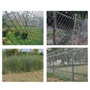 カスタムサイズ真鍮線または亜鉛メッキチェーンリンク織金網フェンス、溶接による耐腐食性安全保護付き - Product Image 4