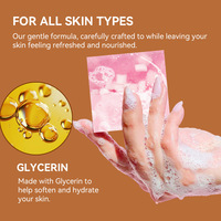Coffret cadeau de savon à l'huile essentielle, 6 barres colorées faites à la main pour le visage et le corps, nettoyage quotidien, parfum rafraîchissant, spa à domicile, 100g