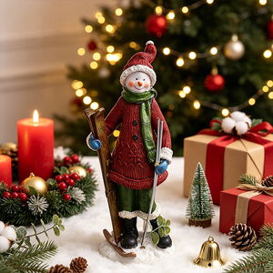 Nuove Decorazioni Natalizie da Tavolo 2026: Statuette di Pupazzo di Neve, Alce e Babbo <span class=keywords><strong>Natale</strong></span> per Decorazione Ufficio, <span class=keywords><strong>Regali</strong></span> Natalizi in Resina - Product Image 2