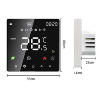 Termostato Digital Moderno para Calefacción por Suelo Radiante - Controlador de Temperatura Inteligente Programable Alexa 110V-240V Sistema de Calefacción