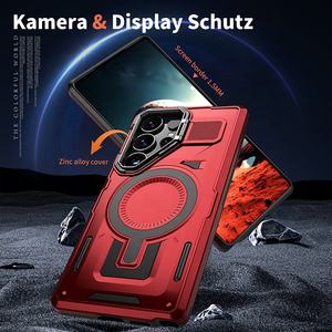 Téléphone portable Aimant Aspiration Protecteur Couverture Funda Cas pour <span class=keywords><strong>Samsung</strong></span> S24FE S23FE A06 A16 5G <span class=keywords><strong>S22</strong></span> S23 S24 S25 Plus Ultra - Product Image 3