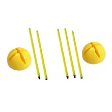 Pali per Bandierine da <span class=keywords><strong>Calcio</strong></span>, Basket e Pallavolo in PVC di Diversi Colori, Facili da Trasportare per Allenamento Adulti e Corsa - Product Image 4