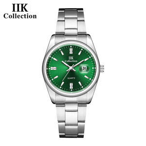 นาฬิกาแบรนด์ IIK ผู้ผลิตขายส่ง นาฬิกาควอทซ์สำหรับการค้าข้ามพรมแดน ปฏิทินกันน้ำ สายเหล็ก นาฬิกาผู้ชาย GB980 - Product Image 6