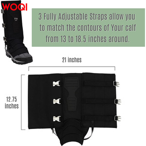 Polainas de senderismo WOQI de nailon impermeables para montañismo, camping, actividades al aire libre, unisex, talla adulto - Product Image 5