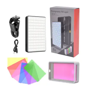 RGB fill light portable pocket handheld led lighting micro mobile phone vlog shooting photo photography light