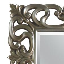 Cổ Baroque Thanh Lịch Bán Buôn Hình Chữ Nhật Sàn Miễn Phí Vận Đứng Mặc Quần Áo PU Khung Gương - Product Image 4