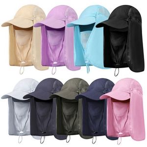 Gorras de Béisbol Impermeables con Protección Solar para Pesca, Plegables, de Secado Rápido, con Cubierta Facial - Product Image 2