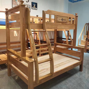 เตียงสองชั้นไม้โอ๊คแท้ Okusu Furniture ขนาดเตียงคู่ ใช้งานได้หลากหลายสำหรับเด็กและผู้ใหญ่ เหมาะสำหรับใช้ในห้องนอน - Product Image 3