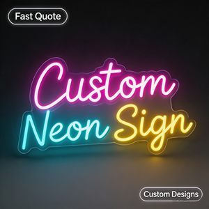 Custom Neon Signs Personalized Advertising LED Neon Sign for Wall Decor Bedroom Birthday Party <b>Remote</b> <b>Control</b> IP65 Waterproof - Product Image 1