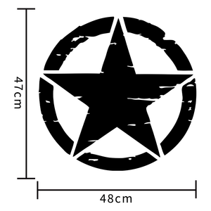 F-150 personnalisée Jeep Star camion capot pare-chocs voiture côté carrosserie autocollants aimant voiture autocollants avec logo personnalisé découpé conception - Product Image 1