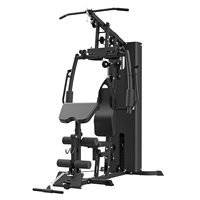 Équipement de fitness domestique multifonctionnel intégré, machine d'entraînement complet à traction élevée, équipement de gym à poste unique