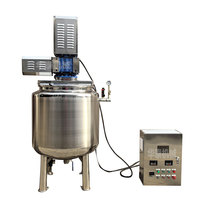 Réservoir de stockage en acier inoxydable 316L chauffé électriquement à grande vitesse Lotions sous vide mélange cisaillement réacteur réservoir de mélange sous pression de lait