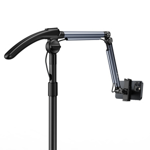 Soporte de Teléfono Móvil FEIXIANG L66 de Aleación de Aluminio, con Doble Brazo, Base de Disco y Ruedas, para Smartphones de 3 a 7 Pulgadas, para Escritorio - Product Image 3