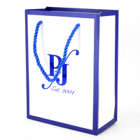 Bolsa de Papel para Compras con Impresión Personalizada, Laminación Mate, Papel Dorado, Empaque de Regalo de Lujo, Bolsa de Marca para Boutique