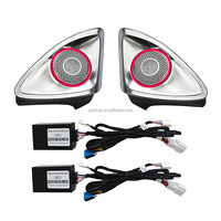 Éclairage d'ambiance W206 pour Mercedes Benz Classe C 2022-2025, lampe intérieure, tweeter rotatif 4D, lumière de dossier, sortie d'air turbine