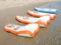 Planche de plongée gonflable avec fenêtre de visualisation transparente, moteur électrique, planche flottante en PVC pour la plongée en mer, jeu gonflable pour bateau