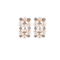 Ensemble de bijoux classique collier et boucles d'oreilles en zircon, style délicat pour usage quotidien, cadeau pour femme