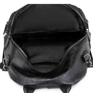 2025 nouveau sac à dos à bandoulière unique de Style Vintage pour femmes grande capacité à double usage avec doublure en Polyester doux matériau principal en PU - Product Image 5