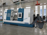 Torno Horizontal Automático de Bancada Inclinada Simple TCK80 con Control FANUC para Piezas Metálicas de Torneado de Servicio Mediano