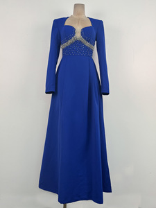 <span class=keywords><strong>Vestido</strong></span> de fiesta <span class=keywords><strong>azul</strong></span> Bettergirl 2026 para Ramadán, elegante, con incrustaciones de diamantes de alta calidad. - Product Image 4