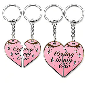 سلسلة مفاتيح <span class=keywords><strong>2026</strong></span> إكسسوارات معدنية جميلة على شكل ظرف صور للأزواج - Product Image 1