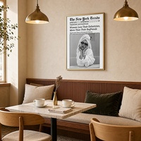 Les femmes adorent leur impression sur toile encadrée or mat pour esthéticiennes, vente en gros pour boutiques, magasins de détail, décoration murale commerciale design.