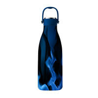 Botella de Agua de Acero Inoxidable de Grado Alimenticio de 20 oz 600 ml, 180 °   Taza de Viaje con Tapa de Agarre Flexible, Libre de BPA y Resistente a la Oxidación