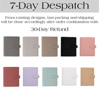 Meilleur classeur à anneaux A5 en cuir Etsy avec pochettes pour reçus et fermeture à pression, idéal comme album photo et couverture de planificateur quotidien