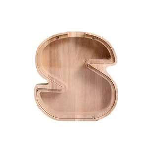 Salvadanaio in Legno a Forma di Lettera, 26 Lettere dell'Alfabeto Inglese, Portatile ed Ecologico, Salvadanaio di Alta Qualità per Bambini - Product Image 6