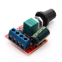 Regulador de velocidad del motor PWM DC 5V-35V Interruptor de control de velocidad 5A Función de interruptor Atenuador LED
