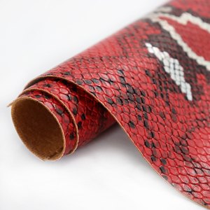 Tessuto per Divani in Pelle PU Goffrata Effetto Pelle di Serpente con Proprietà Elastiche - Product Image 5