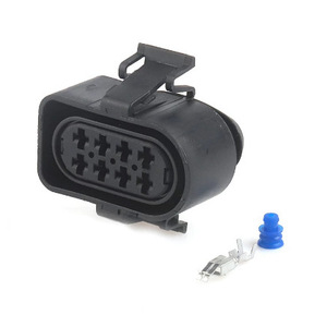 Waterproof Fuel Injector Connector 8 Pin Black PBT Male And Female For Volkswagen Audi - Product Image 1